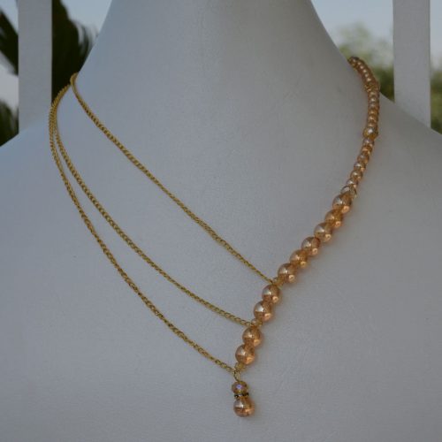 Elegant Crystal Beads Mala