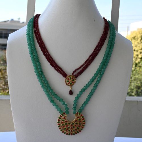 Monalisa Beads Doublet Mala
