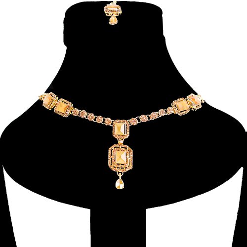 Indian Cubic&Zirconia Necklace